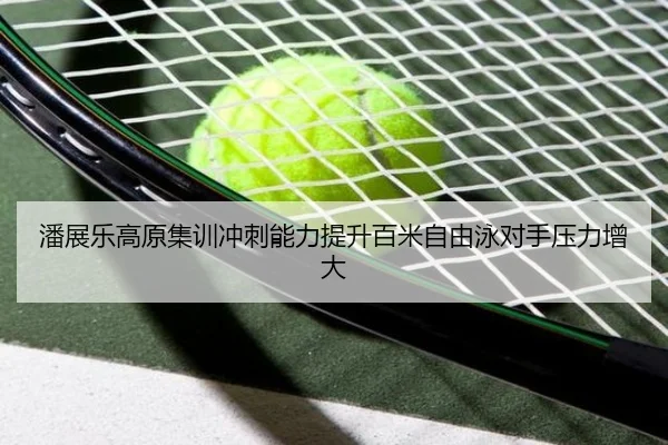 潘展乐高原集训冲刺能力提升百米自由泳对手压力增大